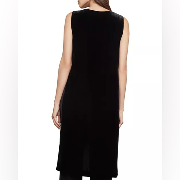 NWOT BCBGMaxazria Black High/Low Tunic Top Size XXS - Picture 5 of 14